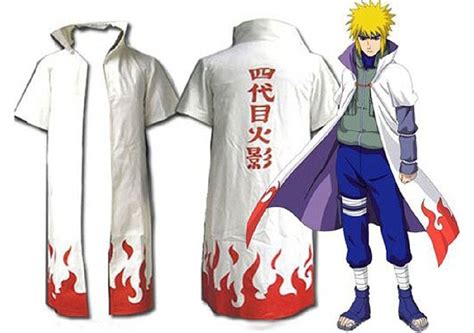 Naruto 4th Yondaime Hokage Cosplay Costume Cloak - Unisex