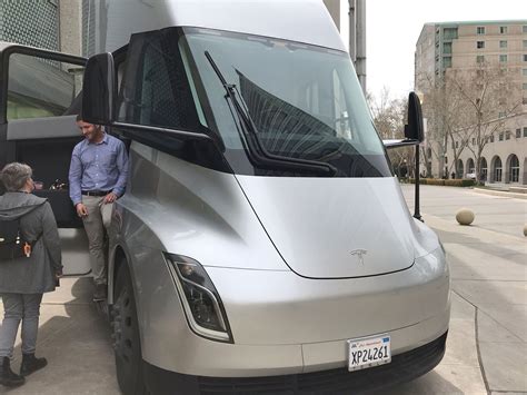 Tesla Semi Truck's rare interior pictures emerge from Sacramento, CA