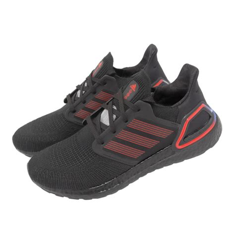 adidas Ultra Boost 2020 Core Black Vivid Red ID4255 - KicksOnFire.com