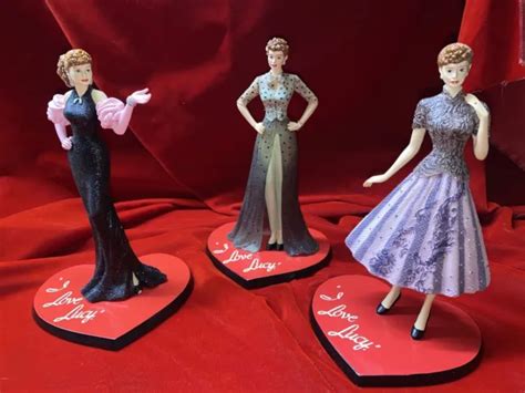 LUCILLE BALL LOVE Lucy 65th Anniversary EPISODE OF FASHION 8” Statues SET OF 3 $330.00 - PicClick