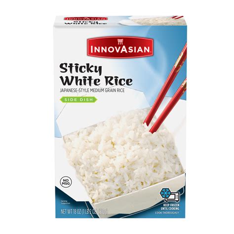 InnovAsian Sticky White Rice, 18 oz (Frozen Meal) - Walmart.com