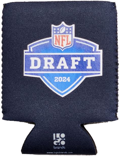 NFL Draft 2024 Logo Brands Logo Can Coozie - 197381348620