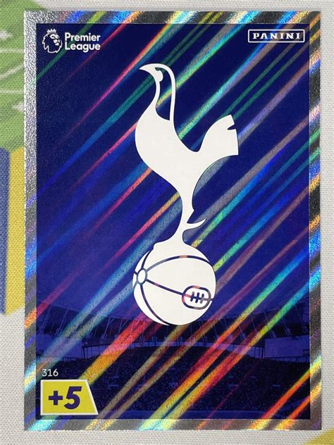 316 Club Badge Tottenham Hotspur Club Crest Panini Premier League ...