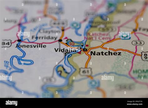 Vidalia map hi-res stock photography and images - Alamy