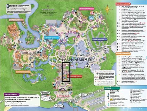 Magic Kingdom Attractions Map - Dota Blog Info