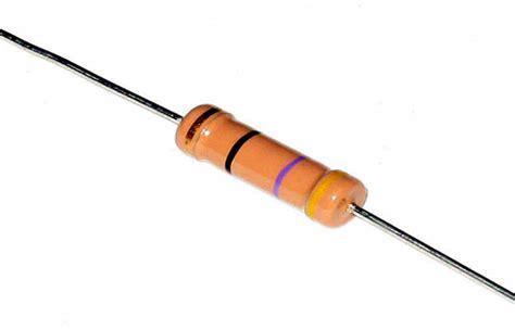 Yellow 10 ohm 1W 5% Carbon Film Resistor For PCB , Carbon Film Fixed Resistors