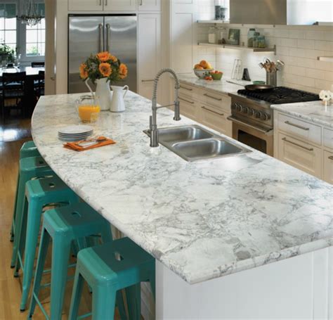 Formica Countertops That Look Like Granite : Kitchen Countertop Materials Granite Vs Marble Vs ...