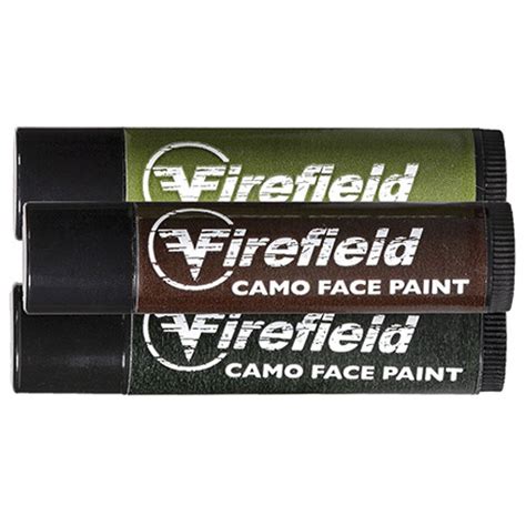 Firefield Woodland Camo Face Paint (3-Tube Pack) FF49000 B&H