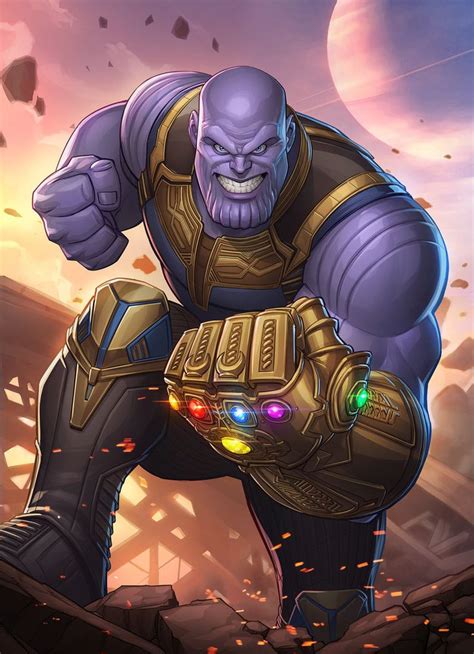 Thanos by PatrickBrown | Искусство marvel, Лего мстители, Персонажи marvel