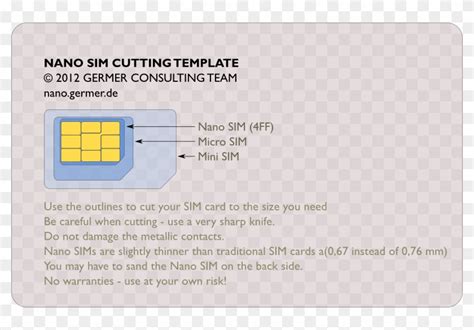 Micro Sim Card Template 57536 - Nano Sim Real Size, HD Png Download - 800x505(#4411013) - PngFind