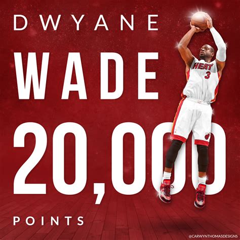 Dwyane Wade just scored his 20,000th point vs the Cleveland Cavaliers ...