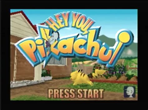 Hey You, Pikachu! (1998) - MobyGames