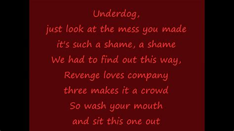 Underdog by You Me At Six (lyrics) - YouTube