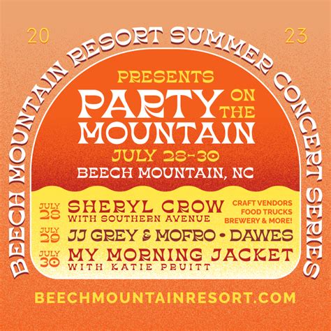 Party On The Mountain - 3 Day Ticket Tickets at Beech Mountain Ski ...