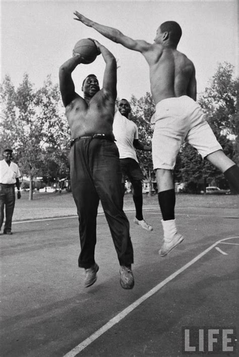 “Olympic boxing contender Buster Mathis playing basketball”, by Art Rickerby, Grand Rapids, MI ...