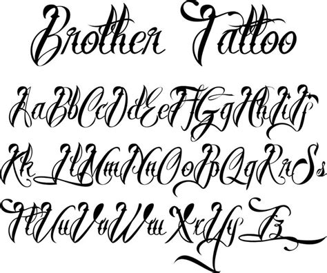 Resultado de imagen para lettering tattoo | Refranes del tatuaje, Letras goticas cursivas ...