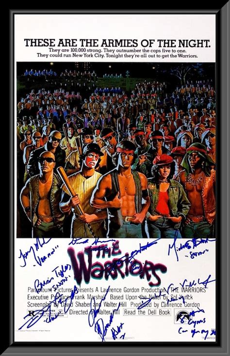 The Warriors Cast Signed Movie Poster - Etsy