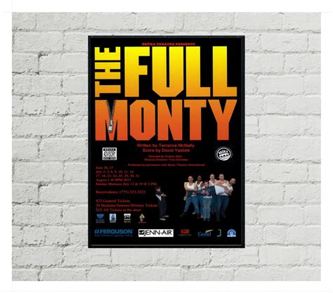 The Full Monty Movie Poster 0124 Sizes A4A3A2 | Etsy