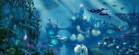 Underwater city by mDiMotta on DeviantArt | Underwater city, Fantasy concept art, Underwater art