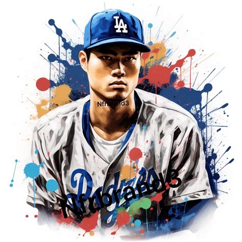 Shohei Ohtani Color Digital Png Instant Download and Ready to Print - Etsy