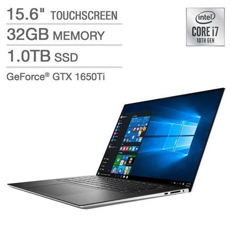 Dell XPS 15 Touchscreen Laptop - 10th Gen Intel Core i7-10750H ...