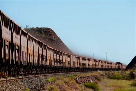 60+ Iron Ore Train Pilbara Australia Stock Photos, Pictures & Royalty ...