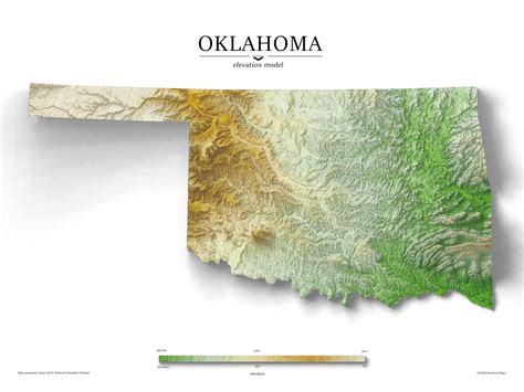 Elevation Map Of Oklahoma Zip Code Map - vrogue.co