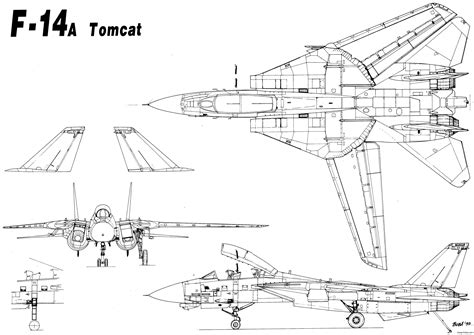 Grumman F14 Tomcat Engine Dimensions