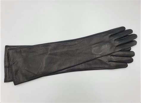 Leather Gloves With touch Screen Coating Women's Winter Leather Gloves Color Black All Sizes ...