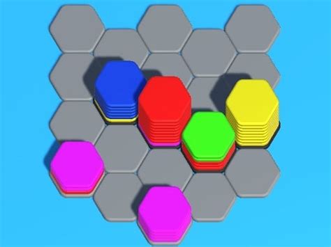 Hexa Sort 3D Puzzle - Play Hexa Sort 3D Puzzle game online at JFsky.com