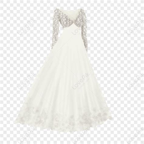 Lace Wedding Dress Clipart,formal Dress,wedding Dresses PNG Transparent Background And Clipart ...