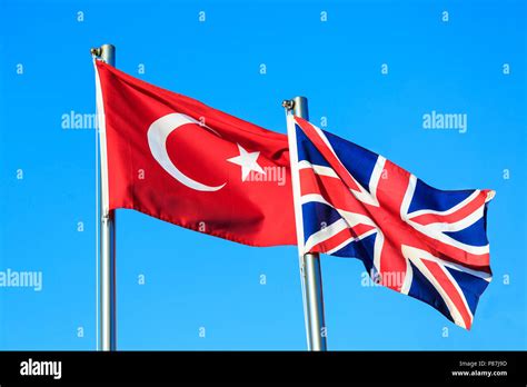 England flag turkish flag hi-res stock photography and images - Alamy