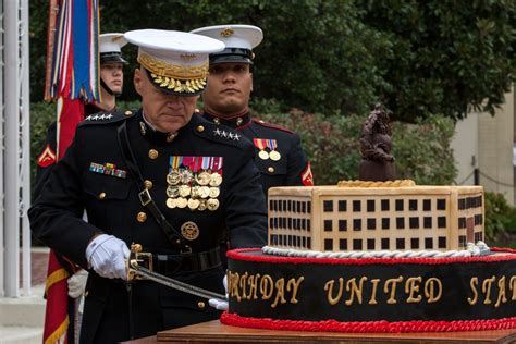 DVIDS - Images - 240th Marine Corps Birthday Cake Cutting Ceremony ...