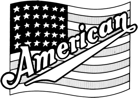 American Flag Coloring Page Pdf