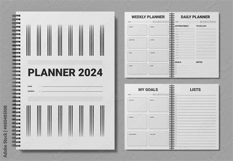 Personal Planner Layout Stock Template | Adobe Stock