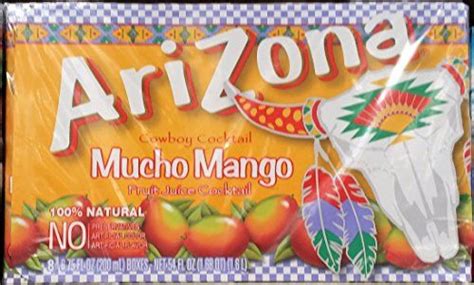 Arizona Mucho Mango Nutrition Facts - Arizona Mucho Mango Fruit Juice Cocktail (59 fl oz ...