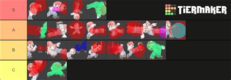 SSBU Mario Moveset Tier List (Community Rankings) - TierMaker