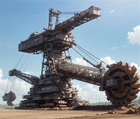 AI Art LoRA Model: Bagger 293(Bucket-Wheel Excavator) | PixAI