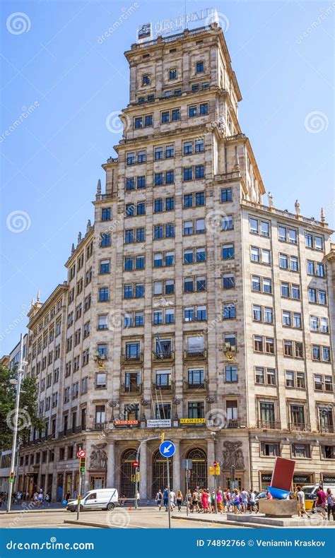 Architecture of the Passeig De Gracia Street in Barcelona Editorial Photo - Image of classical ...