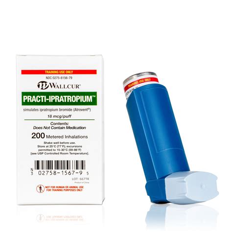 Anatomy Lab - Practi-Ipratropium Inhaler 200 Metered Inhalations (18 mcg/Dose) CFC Free ...