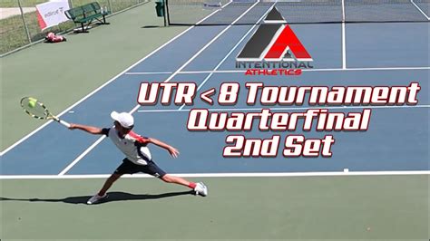 My 1st UTR Tennis Tournament! UTR Under 8 - Quarterfinal - 6.82 vs 6.XX ...