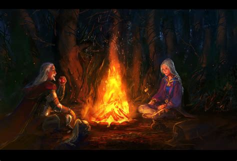 campfire by anndr on DeviantArt