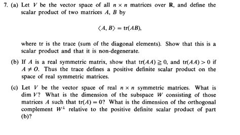 linear algebra - what is dimension of orthogonal complement of a ...