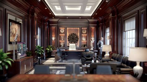 luxury office interior design :: Behance