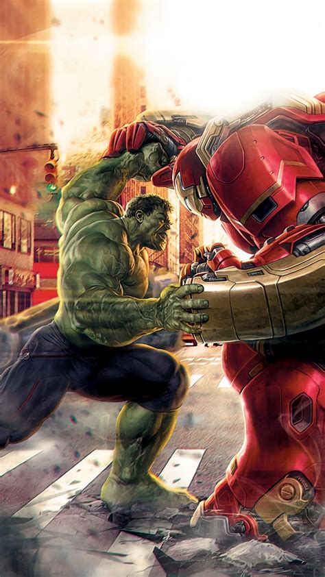 Hulk Vs Iron Man Phone Wallpapers - Wallpaper Cave