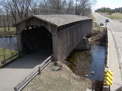 Bridgehunter.com | Cedarburg Covered Bridge 49-46-01 | Covered bridges, Discover wisconsin ...