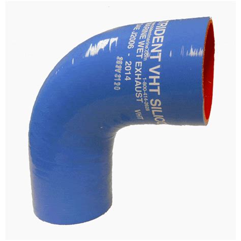 292V Ser 90 Degree Very High Temp Reinforced Blue Silicone Exhaust Elbows