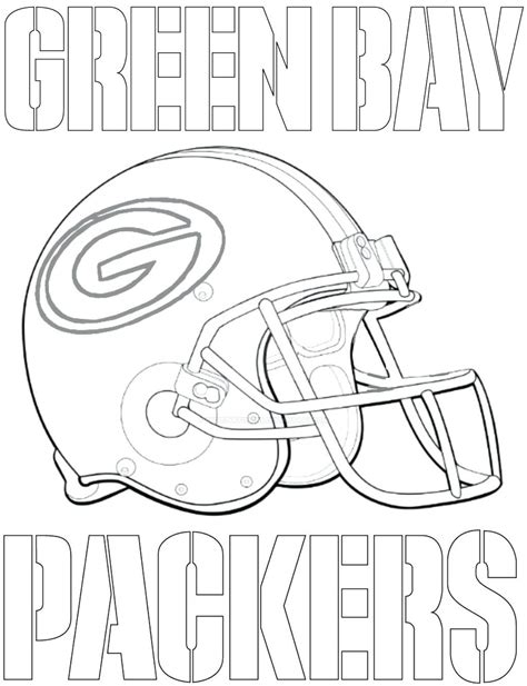 40+ Green Bay Packers Coloring Sheet | Firka Tein