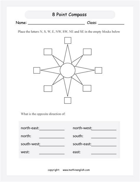 DO you know the opposites of all ordinal and cardinal compass points ...