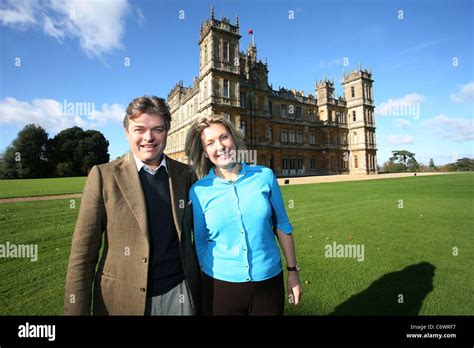 Highclere Castle, home of Lord and Lady Carnarvon, Newbury, Berkshire, England, UK. Photo:Jeff ...